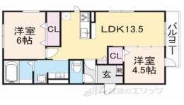 ヴェルジェリコ間取り図面