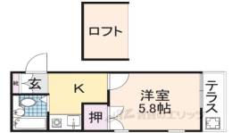 レオ四条大路間取り図面