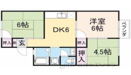 ウワトハイツＡ間取り図面