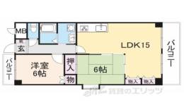 ベルデ帝塚山間取り図面