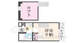 シティパレス西大寺Ｐ２間取り図面