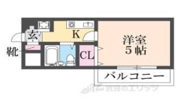 シティパレスＪＲ奈良Ｐ７間取り図面
