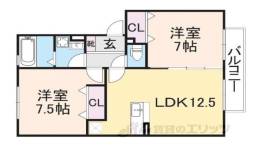 ラキアクア間取り図面