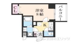 プレサンス京都北野白梅町間取り図面