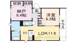 シャーメゾンCLASSET間取り図面