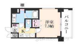プレサンス京都北野白梅町間取り図面