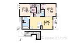 Ｂｅｌｌｅ　Ｖｉｌｌｅ　Ａ－２間取り図面