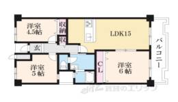 グランドパレス学園前間取り図面