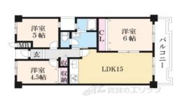 グランドパレス学園前間取り図面