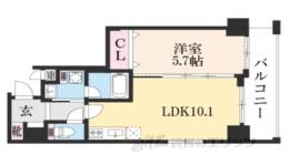 ベラジオ雅び四条通２間取り図面