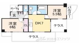 パークテラス御池間取り図面