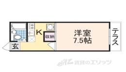 ライフステージ広瀬安岡１間取り図面