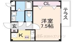 アルブル　ヴィラージュ２間取り図面