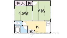 若草荘Ｂ棟間取り図面