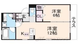 メルベーユ川崎Ｂ間取り図面