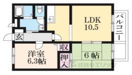 サンコートＢ棟間取り図面
