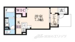 シャルマン東寺南５間取り図面