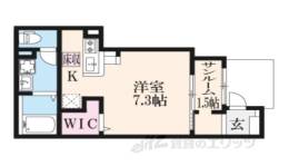シャルマン東寺南５間取り図面