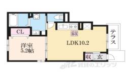 シャルマン東寺南Ⅵ間取り図面