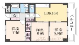 エトワール生駒間取り図面