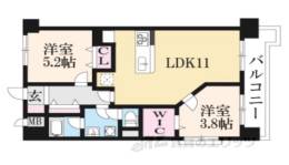 コープ野村御池麩屋町間取り図面