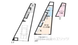Ａ-ＣＵＢＥ+ＫＡＮＧＥＴＳＵＫＹＯ間取り図面