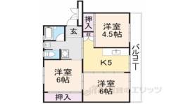 ビレッジハウス南小足第二２号棟間取り図面