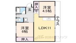 ビレッジハウス南小足第二２号棟間取り図面