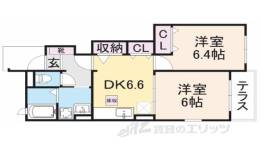 グリーン・コート１間取り図面