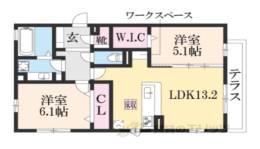 Ｌｉｅｎ町楠葉　Ａ棟間取り図面