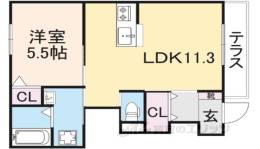 ＲＩＳＥ東生駒間取り図面
