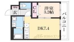 マレッタ京都天神川間取り図面