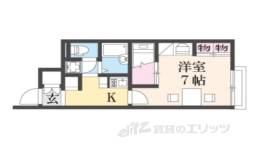 レオパレスハートフル西大寺間取り図面