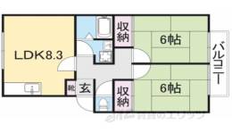コーポ中川間取り図面