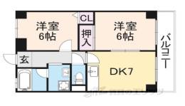 あやめ池ガーデンハイツ間取り図面