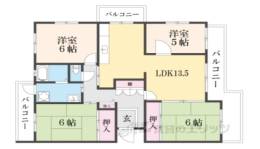 奈良青山一丁目団地０７号棟間取り図面