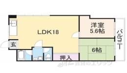 生駒レックスマンション間取り図面