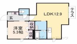 シャーメゾン　コトー間取り図面