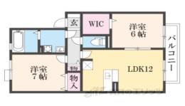 ルミエール南生駒３間取り図面