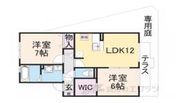 ルミエール南生駒３間取り図面