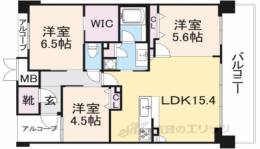 エステムコート京都紫野間取り図面