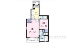 サンセレノＷＡＢＩ間取り図面