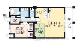 K-TERRACE学研奈良登美ヶ丘　南棟間取り図面