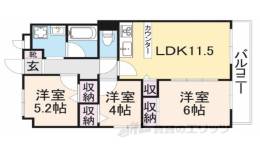 プラージュカンサイ間取り図面