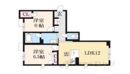 シャーメゾン西大津間取り図面