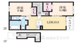 グレイス木津川２間取り図面