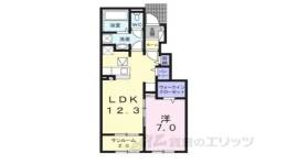 グレイス木津川２間取り図面