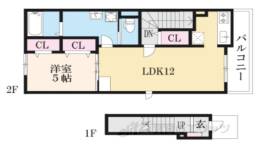 リバーサイド伊佐津間取り図面