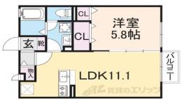 コンフォール・ヴィラＣ棟間取り図面