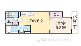 クリエオーレ藤阪元町間取り図面